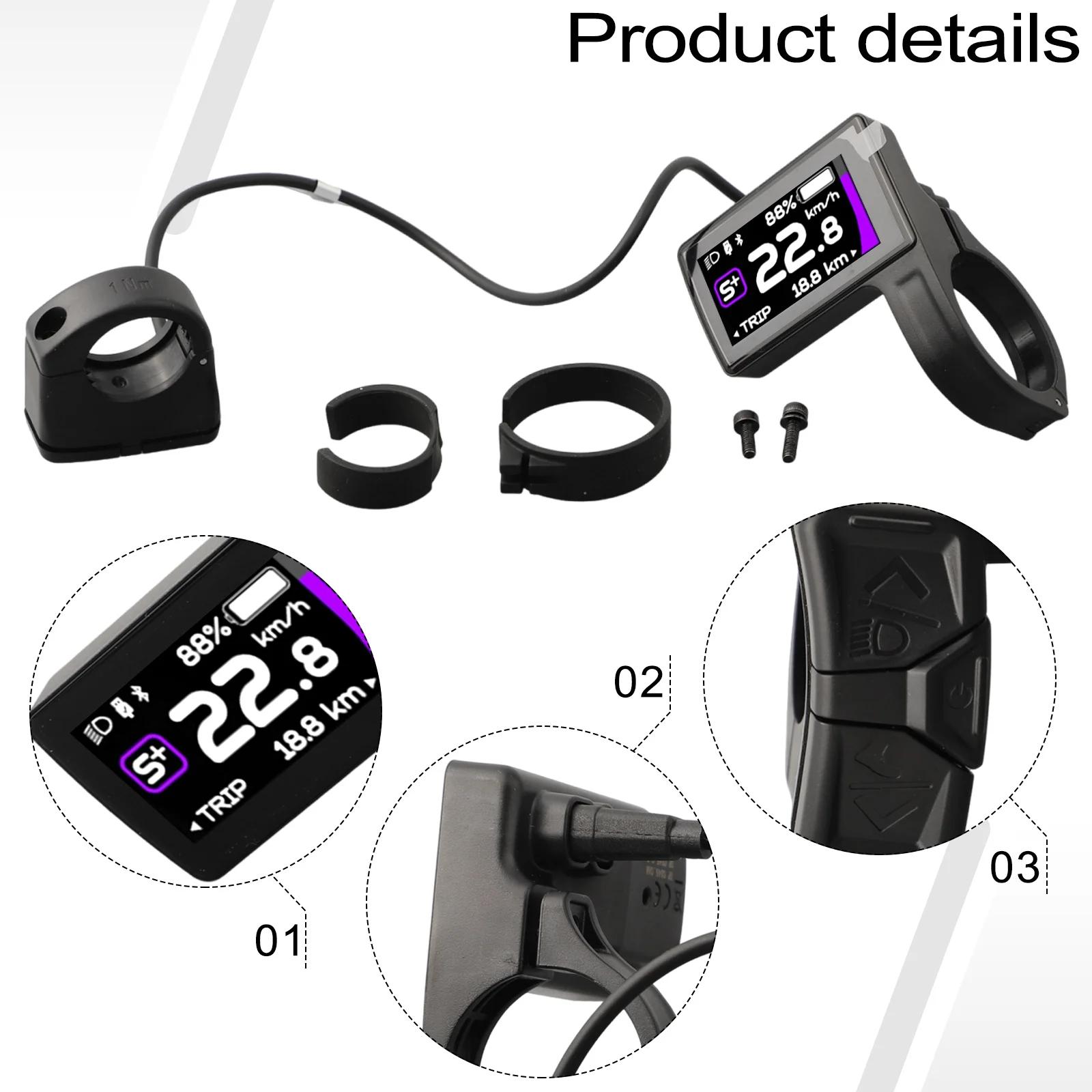Ebike ÷ ߿  ǰ, TFT LCD ÷ USB Ʈ, 2023 ׼, 1 , 100g, ,  Ƽ